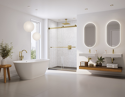 Tendance design : Salles de bains arrondies