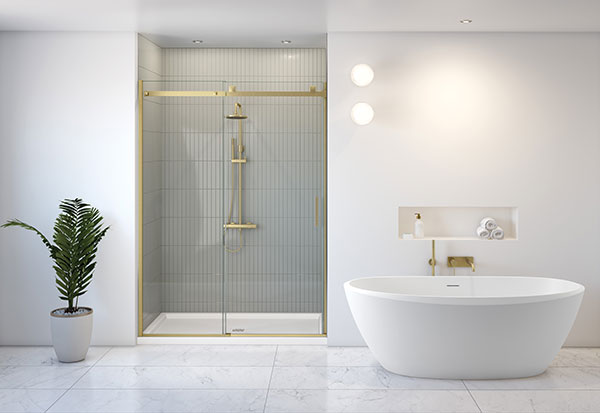 Indulge in Luxury: Exploring the Brushed Gold Trend in Modern Bathroom Design