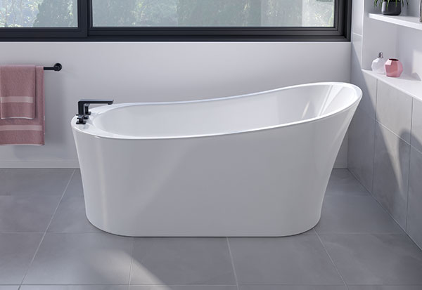 concerto grande deck mount freestanding acrylic bathtub