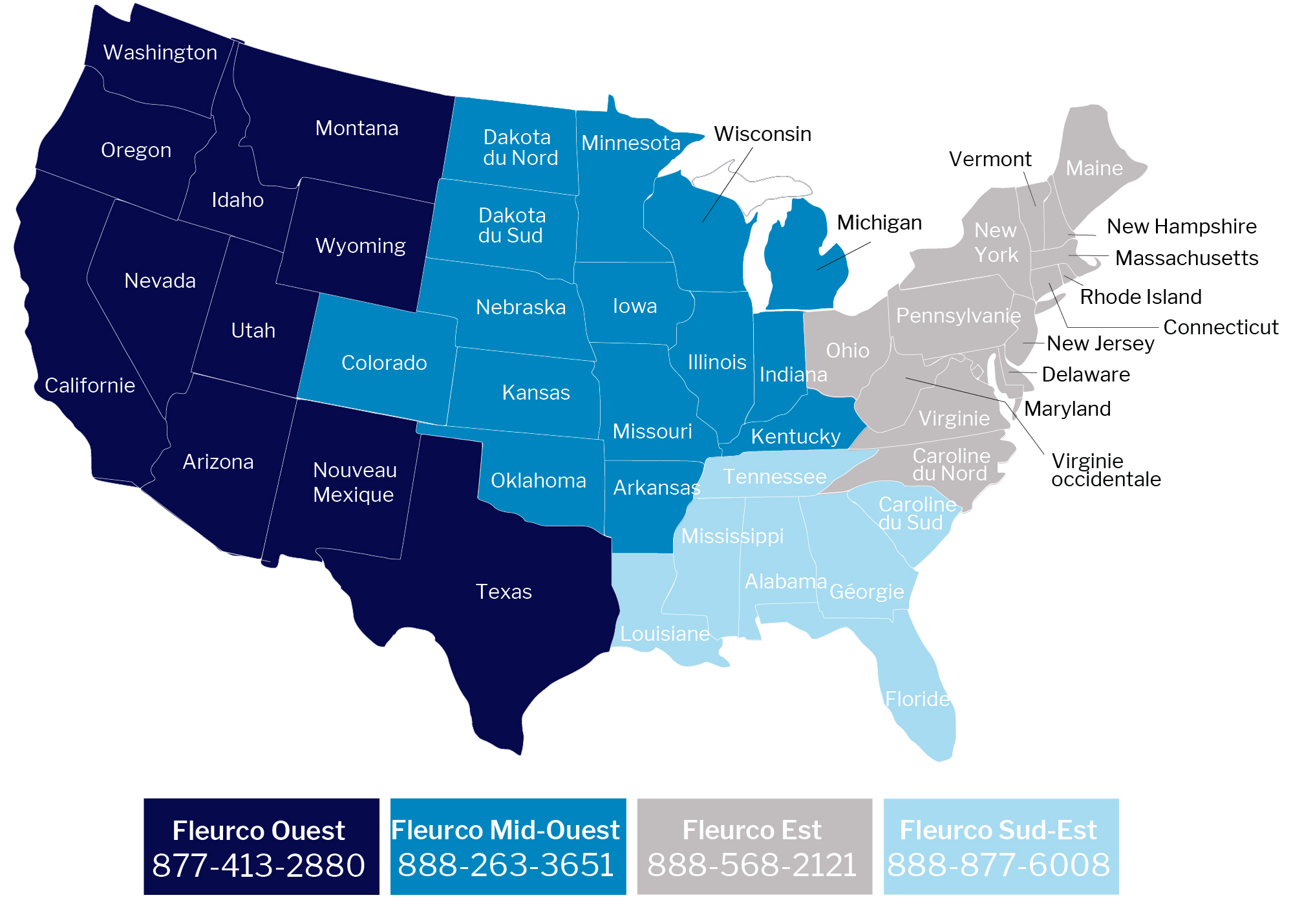 Regions - USA