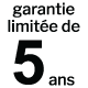 garantie limitée de 5 ans